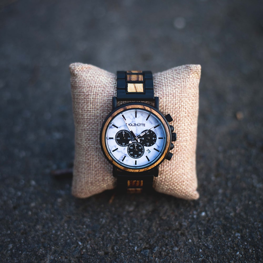 Edle Holzuhr New York – Modernes Statement für jeden Anlass